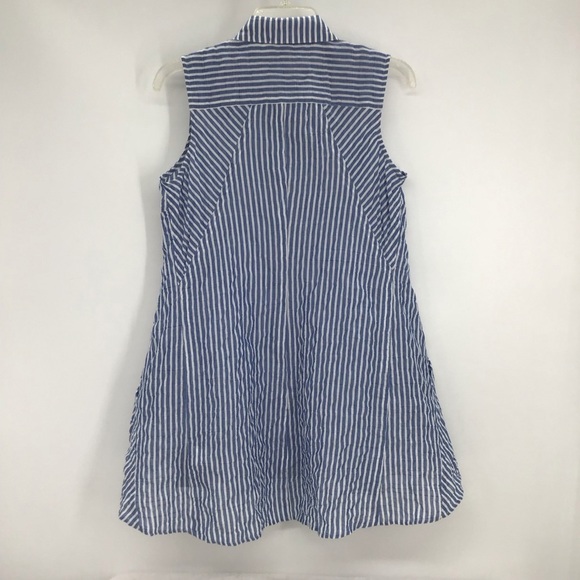 Donna Karan New York NWT In The Groove Sleeveless Striped Top Casual Size XS - Picture 3 of 9